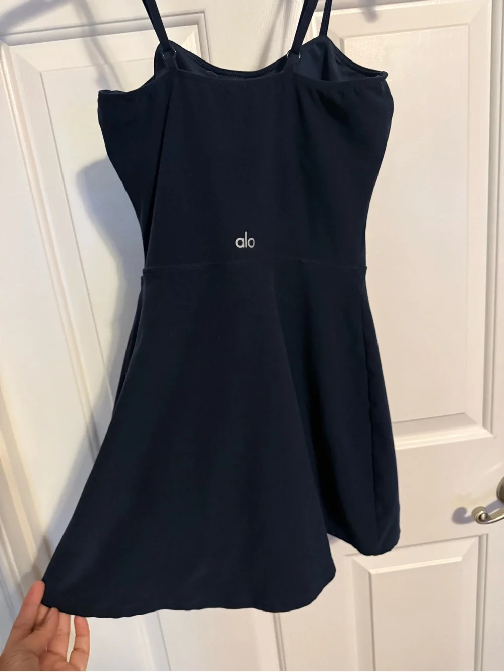 Alo Yoga Athletic Dress Size XS Navy Blue With Built In Shorts Workout Activewea